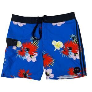 RVCA Higgins Trunk Board Shorts Mens 33